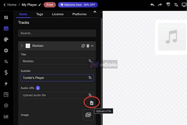 add MP3 | Tumblr Music Players