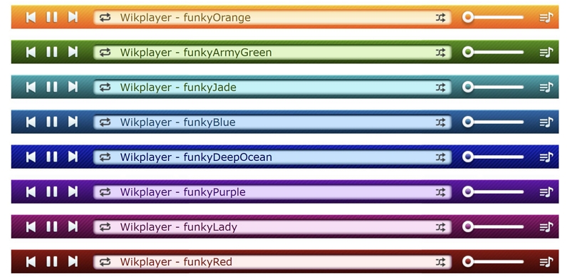 Wikplayer design | Tumblr Music Players