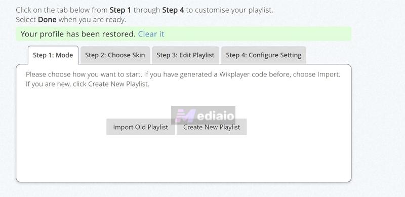 select Create New Playlist | Tumblr Music Players