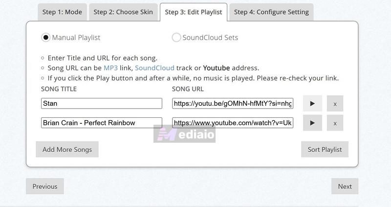 use Add More Songs | Tumblr Music Players