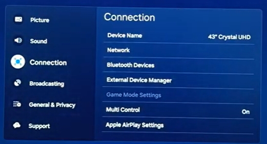 choose Network on TV | Pandora Not Working