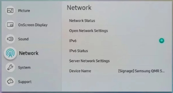 toggle off IPv6 on TV | Pandora Not Working