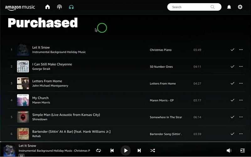 Try Playing Purchased Amazon Songs | how to turn off shuffle on amazon music