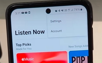 Apple Music android 1 | create a playlist on amazon music