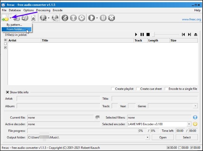 select Add Folder | Best Audio Converters