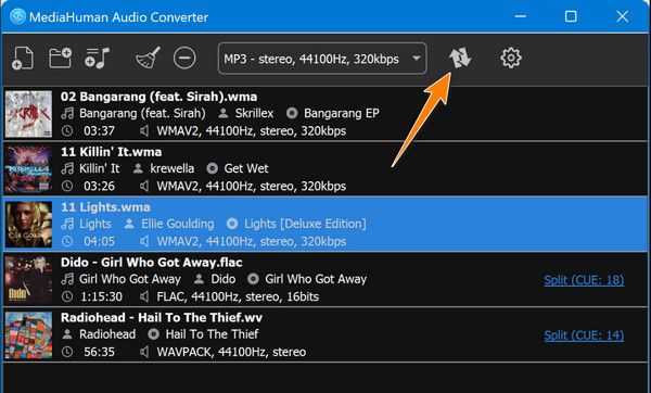 process with Convert MediaHuman | Best Audio Converters