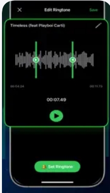 trim songs iRingtone | Set Spotify Music as Ringtone