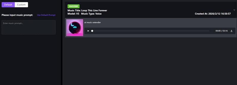 submit prompts | 8-Bit Music Generators