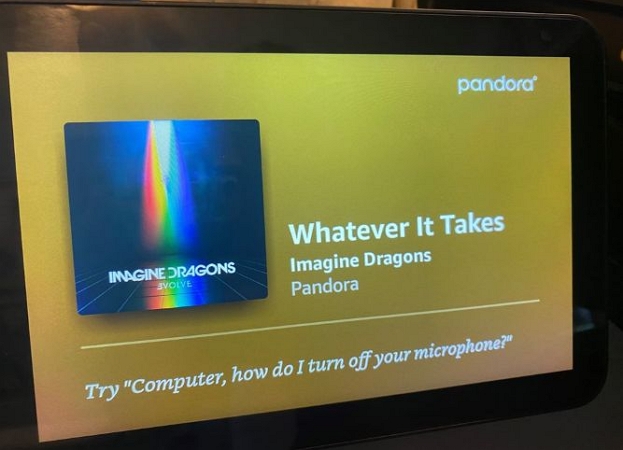 use Echo Show screen | Play Pandora on Alexa