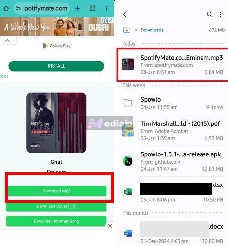 tap Download MP3 | Download Music from Spotify to USB for Free