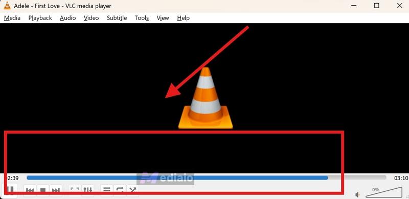 progress on playback timeline | VLC Media Player Convert to MP3