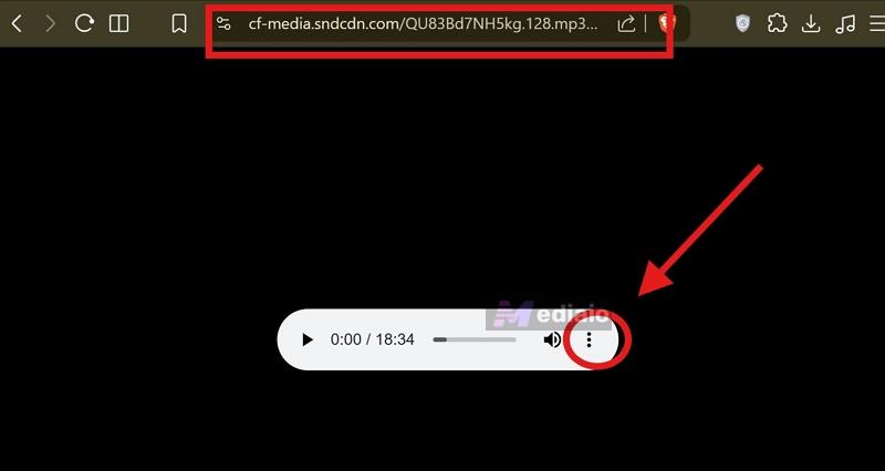 click three-dot menu | VLC Media Player Convert to MP3
