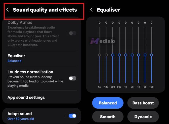 enter Sound Effects | Use YouTube Music Equalizer