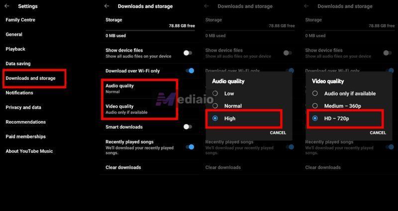 set download quality as High | Use YouTube Music Equalizer