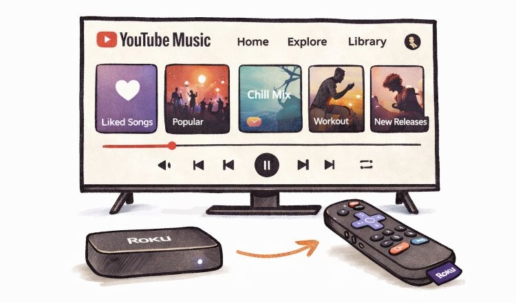 listen to YouTube Music on Roku | YouTube Music on Roku