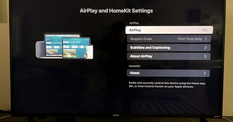 turn AirPlay on | YouTube Music on Roku