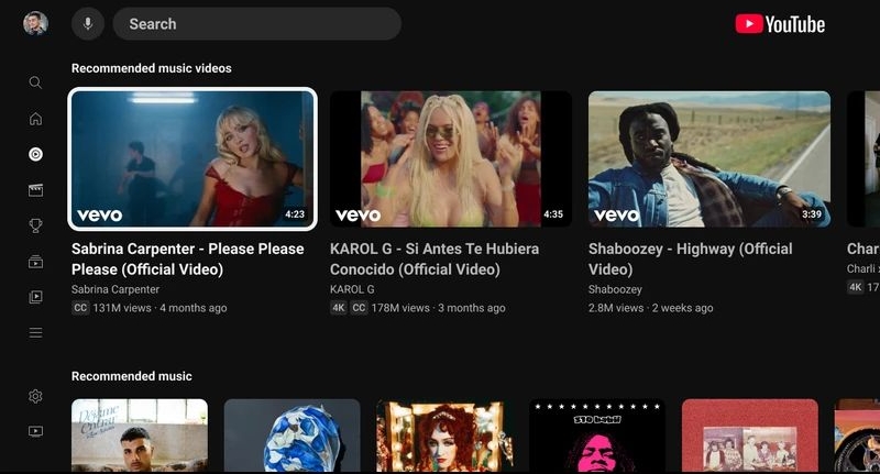 YouTube Music in YouTube app | YouTube Music on Roku