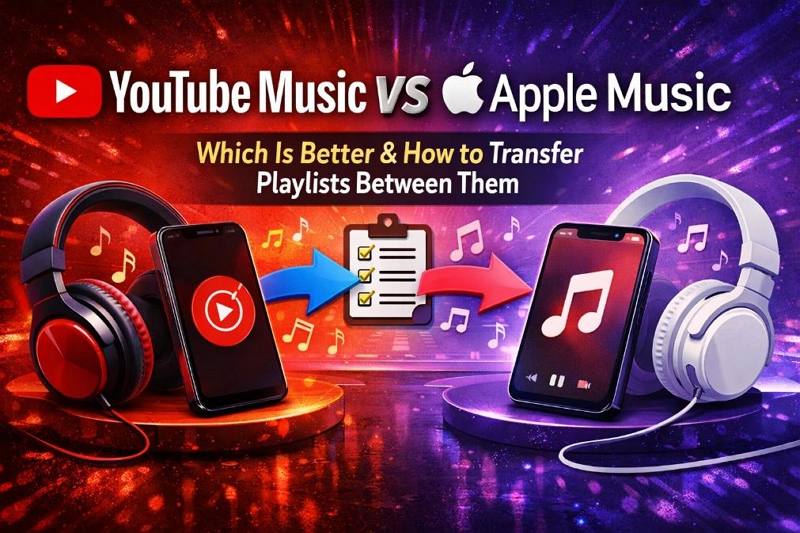transfer playlists | youtube music vs apple music